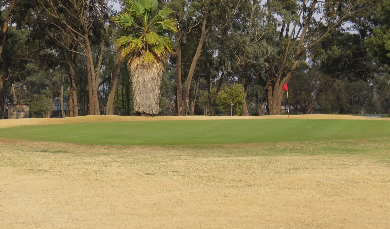 Golfers enjoying the social atmosphere at the 19th hole.